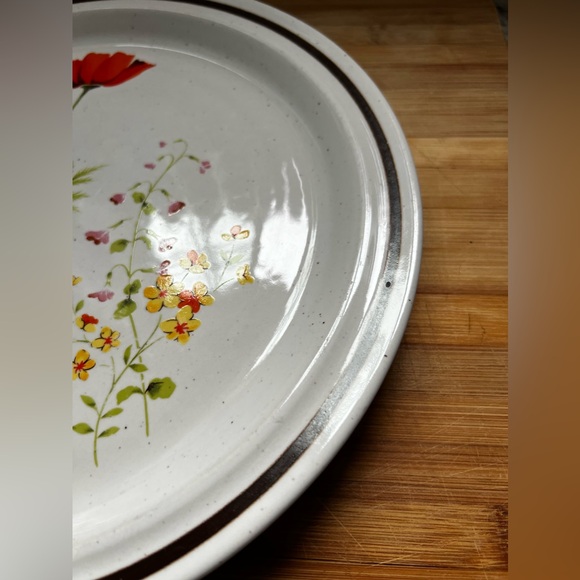 Large Vintage Stoneware Plate - Picture 2 of 13